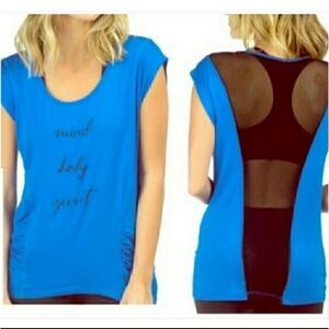 NWOT PL Movement Mesh Back Top